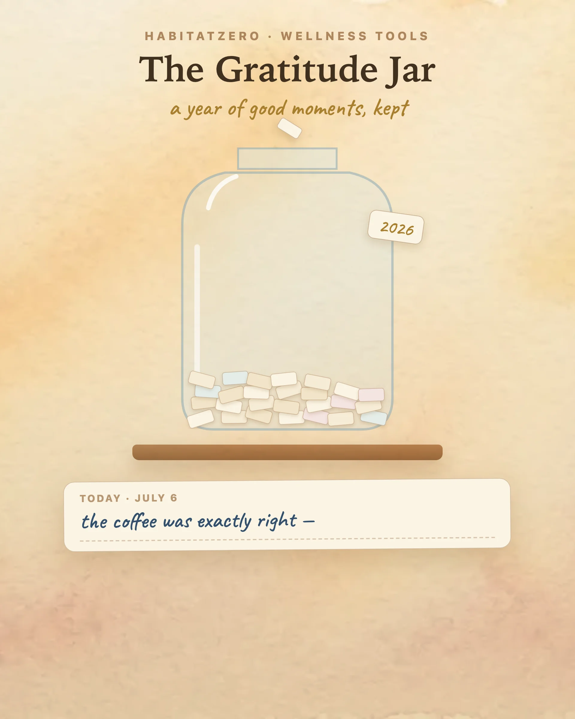 The Gratitude Jar — Emotional Fitness interactive worksheet preview