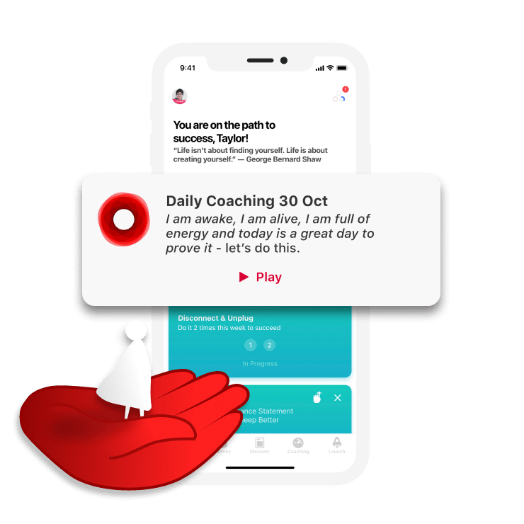 Receive daily coaching