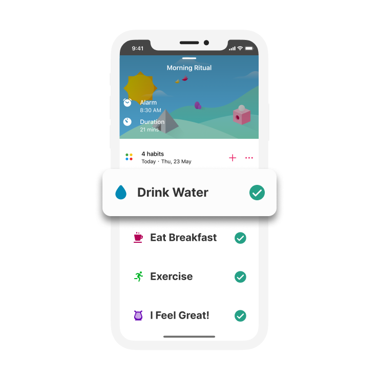 Build healthy habits